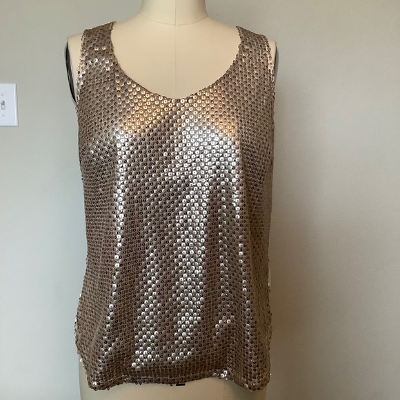 Worthington Tops - Golden metallic tank